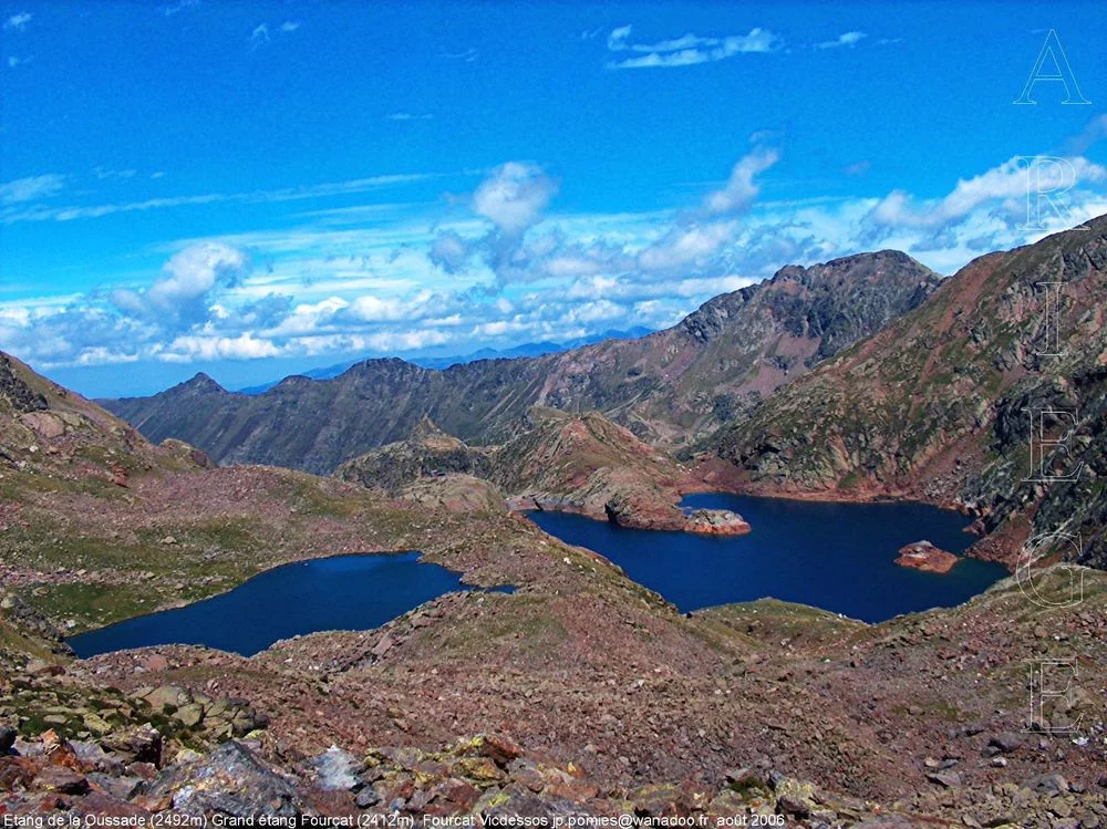 Étang : Etang de la oussade à Auzat, parcours de pêche en eau douce en Ariège