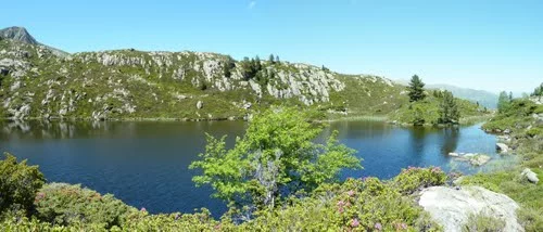 Étang : Etang de légunabens à Auzat, parcours de pêche en eau douce en Ariège