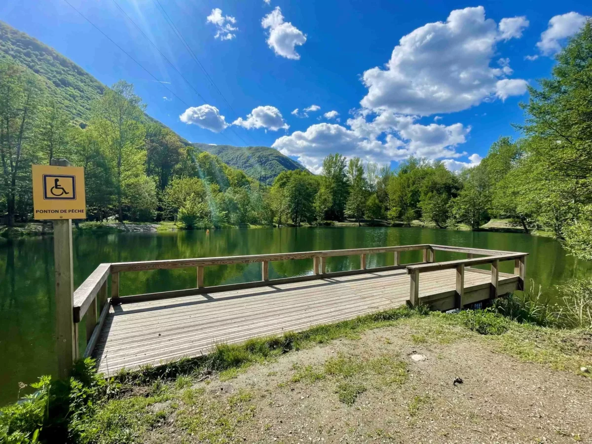 Gravière : Gravière de Savignac 1 à Savignac-les-ormeaux, parcours de pêche en eau douce en Ariège