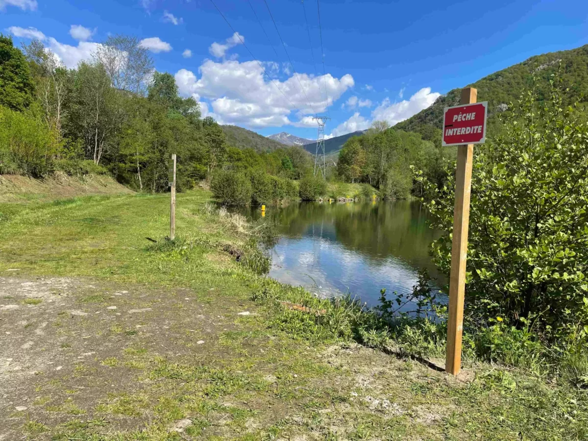 Gravière : Gravière de Savignac 3 à Savignac-les-ormeaux, parcours de pêche en eau douce en Ariège