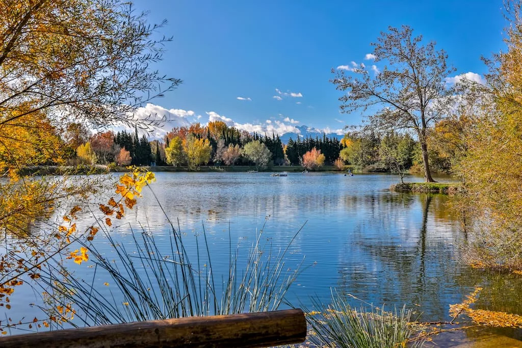 Lac : Plan d'eau 1 de millas à Millas, parcours de pêche en eau douce en Pyrénées Orientales